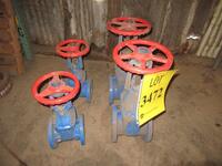 LOT (4) NIBCO FIRE MAIN GATE VALVES, MODEL: F607-RW, (2) 4", (2) 6", (LOCATION: CHEMICAL WAREHOUSE NEXT TO RECEIVING)