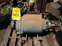 NASH REMANUFACTURED CENTRIFUGAL PUMP, SIZE SC-7, YEAR 2007, (LOCATION: OUTSIDE CHEMICAL WAREHOUSE NEXT TO RECEIVING)