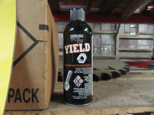 LOT (900) 12 OZ CANS OF CHEMSEARCH YIELD PENETRANT AND RELEASE AGENT, H2, (LOCATION: CHEMICAL WAREHOUSE NEXT TO RECEIVING)