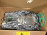 ROVALVE 8" KNIFE VALVE, BODY 316, PRESSURE/TEMP 150/AMB, (LOCATION: 4TH FLOOR NEXT TO ELEVATOR)