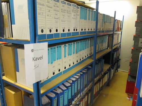 10 Secties magazijnstellingen 120 x 50 Blauw / shelving