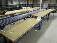 7 Sorteertafels met transportband / sorting tables and gravety conveyor