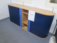 Dressoir met rolluiken / cabinet with sliding roller doors