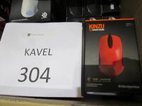 11x Steelseries Kinzu V3 gaming mouse nieuwprijs € 59,- p.st.