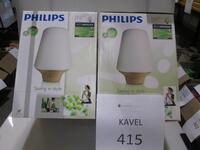 2x Philips Hue Ecomoods tafellamp