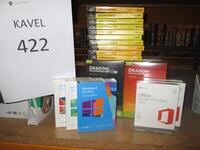 10x Norton Antivirus software 3x Windows 8 software en 3x Office pakket