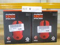 10x Steelseries Kinzu V2 gaming mouse