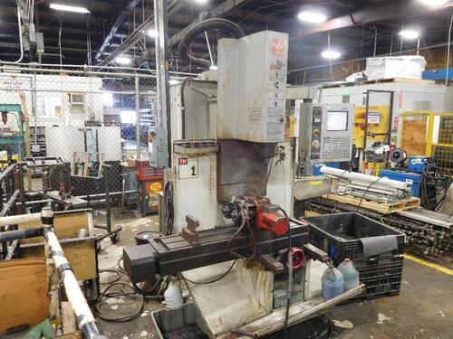 2003 HAAS TM1 TOOL ROOM MILL WITH HAAS CONTROL, HAAS ROTARY INDEXER, SERIAL 31274 VOLTAGE 208/240
