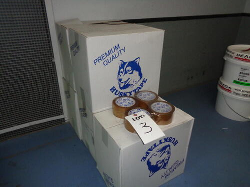 (5) boxes of Huskytape sticky tape