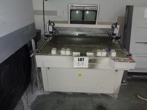 (2003) LNCA YC 780CRD inspection table with 2 cameras and 2 monitors, 92062609