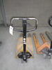 Pallet shuttle truck, steel framed, manual hydraulic