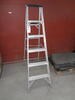 Rhino Step ladder, aluminium, 120kg capacity, approx. 1.8mt high