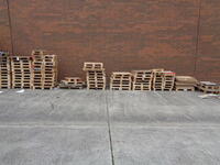 Quantity of assorted timber pallets