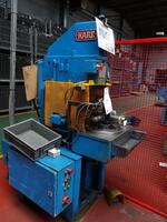 HARE 5 TON PNEUMATIC UPRIGHT PRESS 51T Maximum Pressure: 5 tons Stroke: 120 mm Fitted with 4 Station Rotary Table 1993 93-261863 s/n