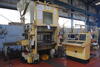 RHODES-HME 120 TON POWER PRESS COMPLETE WITH FEEDER/STRAIGHTENER/LEVELLER & DECOILER AH. 120 Capacities: Maximum pressure: 120 tons Top platen left to right: 1220 mm Top platen front to back: 550 mm Platen thickness: 50 mm Bottom platen left to right: 122 - 4