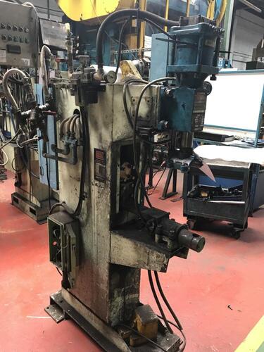 Dengensha Projection Spot Welding Machine, type NB-50-46-MUK, Ser. No. 95-5302-1, mfd. August 1995, capacity 50 kva