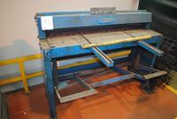 Edwards treadle guillotine 4/16-T-G, capacity 1250 mm x 1650, complete with Front sheet supports