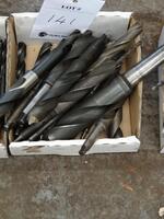 Box of Morse Taper Drill bits