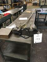 2 No Steel Benches & 1 Record Bench Vice