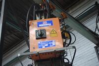 Dengensha gantry spot welder, type PACTVI-150D-450L, Ser. No. 05-5104-1, mfd.1965, 150 kva, c/w feeder bowl Ser. No. 35124