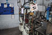 Dengensha NDC 50-46-CES spot welder, Ser. No. 01-5775A-4, c/w feeder bowl, Ser. No. 45187, mfd. 2001, 52 kva