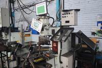 Dengensha NDC 70-410 CES spot welder, Ser. No. 01-7201-1, mfd. 2002, 70 kva.