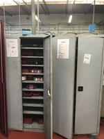 2 No Steel Double Door Cupboards