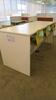 HERMAN MILLER AO2 COMPONENT CONFERENCE TABLE, 36" X 96", STANDING HEIGHT, WHITE LAMINATE. MSRP $1900 - 2