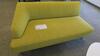 BERNHARDT "MIRADORE" SECTIONAL SOFA, URBAN LIME FABRIC, POLISHED LEGS, LEFT AND RIGHT SECTIONS. MSRP $8000 - 2