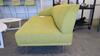 BERNHARDT "MIRADORE" SECTIONAL SOFA, URBAN LIME FABRIC, POLISHED LEGS, LEFT AND RIGHT SECTIONS. MSRP $8000 - 4