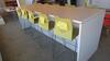 HERMAN MILLER AO2 COMPONENT CONFERENCE TABLE, 36" X 120", STANDING HEIGHT, WHITE LAMINATE. MSRP $1900 - 2