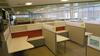 LOT OF 10 ARRANGED HIVE STYLE, HERMAN MILLER "CANVAS OFFICE LANDSCAPE" CUBICLES, BASIC CONFIGURATION AS FOLLOWS: 6' X 6' FOOTPRINT EACH, FT110 FRAMES, FT117 ARCHITECTURAL FEET, FT160 FINISHED ENDS, FT114 FRAME TOP SCREENS, FT128 CONNECTORS, FT380 FRAME TI - 5