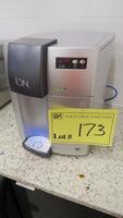 ION NATURAL CHOICE DRINKING WATER APPLIANCE MODEL 902 CARBON PLUS, HOT AND COLD WATER, CONNECT TO TAP, 120VAC. IT'S ALL ABOUT CLEAN WATER. AND A HEALTHY LIFE BEGINS WITH CLEAN, HEALTHY WATER. IT DOESN'T GET ANY MORE BASIC THAN THAT. JUST PRESS A BUTTON AN