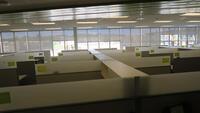 LOT OF 8 ARRANGED HIVE STYLE, HERMAN MILLER "CANVAS OFFICE LANDSCAPE" CUBICLES, BASIC CONFIGURATION AS FOLLOWS: 6' X 6' FOOTPRINT EACH, FT110 FRAMES, FT117 ARCHITECTURAL FEET, FT160 FINISHED ENDS, FT114 FRAME TOP SCREENS, FT128 CONNECTORS, FT380 FRAME TIL