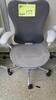 HERMAN MILLER "MIRA 2" PERFORMANCE WORK CHAIR, TILT LIMITER WITH SEAT ANGLE ADJUSTMENT, ADJUSTABLE ARMS, FLEXFRONT ADJUSTABLE DEPTH SEAT, BUTTERFLY SUSPENSION BACK, ADJUSTABLE LUMBAR SUPPORT, SEMI-POLISHED BASE WITH STUDIO WHITE FRAME, 2.5" STANDARD CASTE