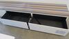 LOT OF 2, HERMAN MILLER "MERIDIAN" STACKABLE LATERAL FILE CABINET, 26E42, WITH CUSHION TOP, 13 1/8" TALL X 20" DEEP, TOTAL LENGTH 84". MSRP $1560 - 2