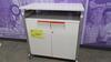 HERMAN MILLER "TENEO" SINGLE ISLAND 2 DOOR STORAGE CABINET WITH WORK SURFACE. MSRP $1500