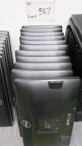 LOT OF 11, DELL P2312HT 23" COMPUTER MONITOR, VGA, DVI-D, USB, NO STAND. MSRP $249