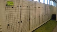 LOT OF 9, CHROME GRID WALL WIRE PANEL, 24" X 72". INCLUDES RELATIVE WALL BRACKETS. MSRP $41