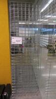 LOT OF 2, CHROME GRID WALL WIRE PANEL, 24" X 96". INCLUDES RELATIVE WALL BRACKETS. MSRP $41