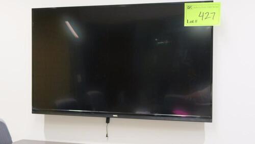 NEC 55" LED EDGE-LIT LCD COMMERCIAL GRADE MONITOR/TV, MODEL E554, FULL 1080P HD, WITH REMOTE AND WALL BRACKET, NO TABLETOP STAND. MSRP $1279