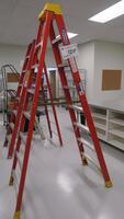 WERNER FIBERGLASS STEP LADDER, 8', MODEL 6208, TYPE 1A, DELAYED PICK UNTIL AFTER JULY 25TH.