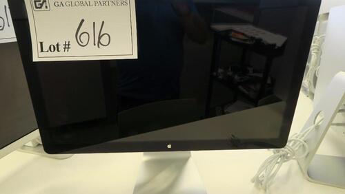 APPLE THUNDERBOLT DISPLAY, 27", WITH STAND, AND CABLES. MSRP $999.