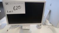 APPLE CINEMA DISPLAY, 20", WITH STAND, POWER BLOCK, AND CABLES. MSRP $799