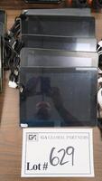 LOT, 6 - APPLE IPAD 2, 16G, WIFI, NO LOCKS, WITH USB CABLE. MSRP $