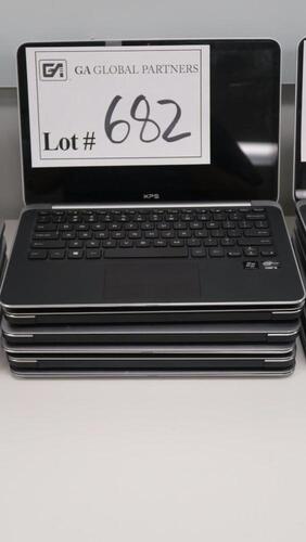LOT OF 6, DELL LAPTOP, XPS 13-L322X, i5, SSD HD, WIN 7, AC ADAPTOR. MSRP $