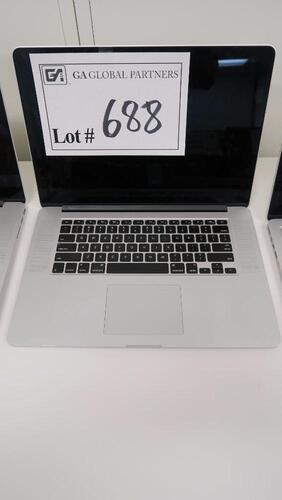 LOT OF 1, APPLE MACBOOK PRO A1398, 15", i7, 16G RAM, 500G FLASH STORAGE.YOSEMITE. MSRP $