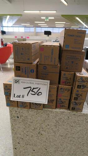 LOT, MISC TONER CARTRIDGES, KONICA MINOLTA.