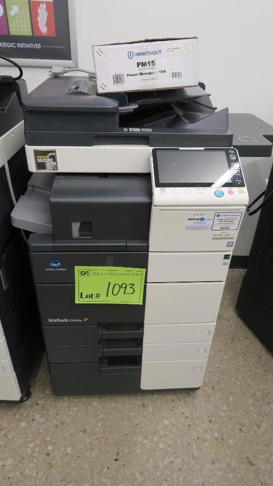 KONICA MINOLTA BIZHUB C454E COPIER, S A5C0011008772, HIGHSPEED, HIGH