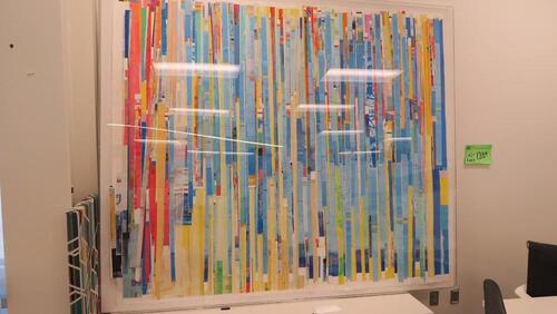 L8, 2013, MIXED MEDIA BY THOMAS PRINZ, BORN IN NEWPOERT NEWS VIRGINIA, 1954. LIVES AND WORKS IN OMAHA NEBRASKA. MSRP $6750
